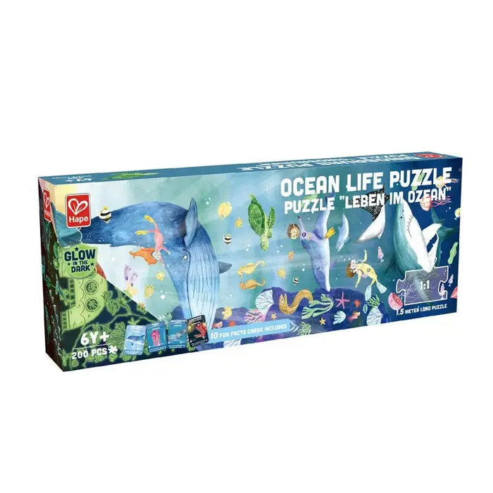Hape Glow-In-The-Dark Puzzle - Ocean Life E1634