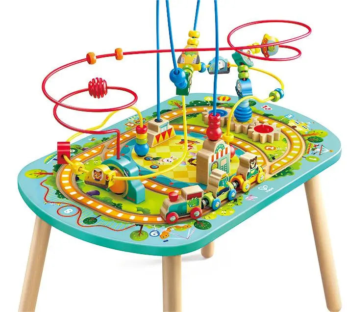 Hape Twisting Railway Maze Table E3829 CanaBee Baby