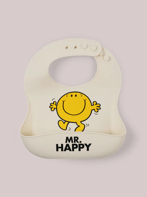 Ju-Ju-Be Silicone Bib - Mr Happy