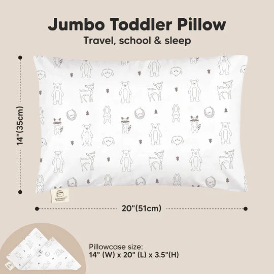 KeaBabies Jumbo Toddler Pillow - KeaFriends