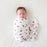 Lulujo Swaddle Blanket Muslin Cotton - Mushroom 100cmx100cm