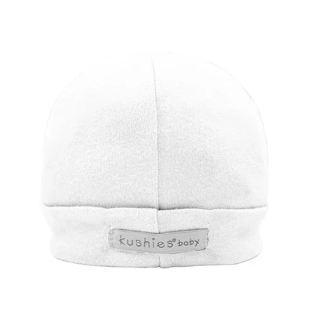 Kushies Baby Cap 0-3m White