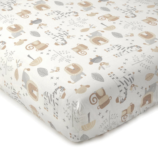 Levtex Crib Fitted Sheet - Kenya Safari