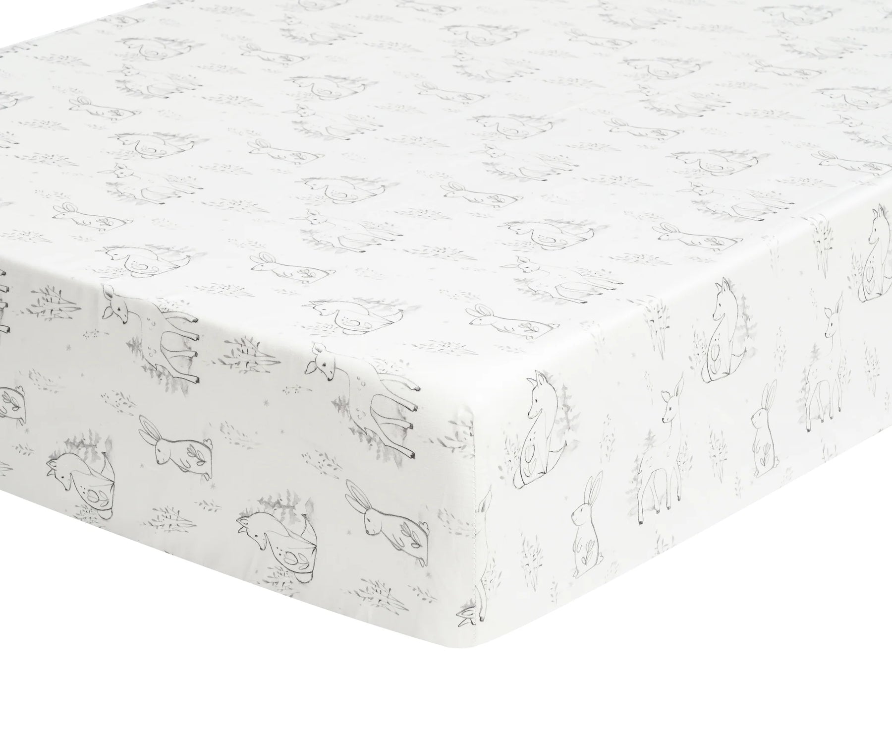 Levtex Crib Fitted Sheet - Mills Waffle White