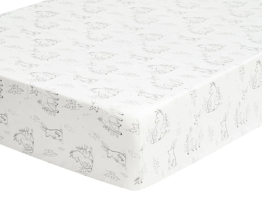 Levtex Crib Fitted Sheet - Mills Waffle White