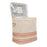 So Young Linen Lunch Poche - Rose Gold Horizontal Stripe