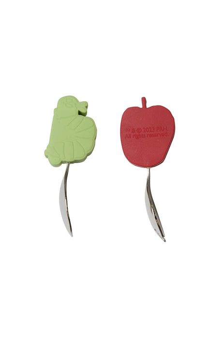 Loulou Lollipop Eric Carle Learning Spoon/Fork Set - Caterpillar