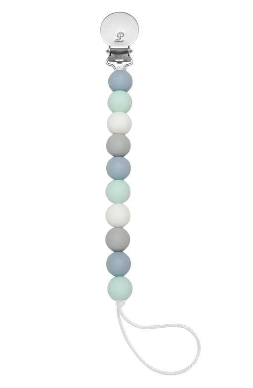 Loulou Lollipop Silicone Pacifier Clip - Blue Mint