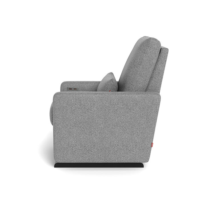 Monte Motorized Matera Glider - Pepper Grey/Pepper Grey/Espresso (IN STOCK, STORE PICK UP ONLY)