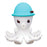 Mombella Octopus Teether - Blue