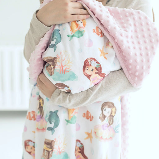 Honey Lemonade Baby&Toddler Minky Blanket 30x40 inch - Mermaids
