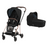 Cybex Mios 3 - Rose Gold Frame with Deep Black Seat + Carry Cot Bundle