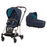 Cybex Mios 3 - Rose Gold Frame with Nautical Blue Seat + Carry Cot Bundle