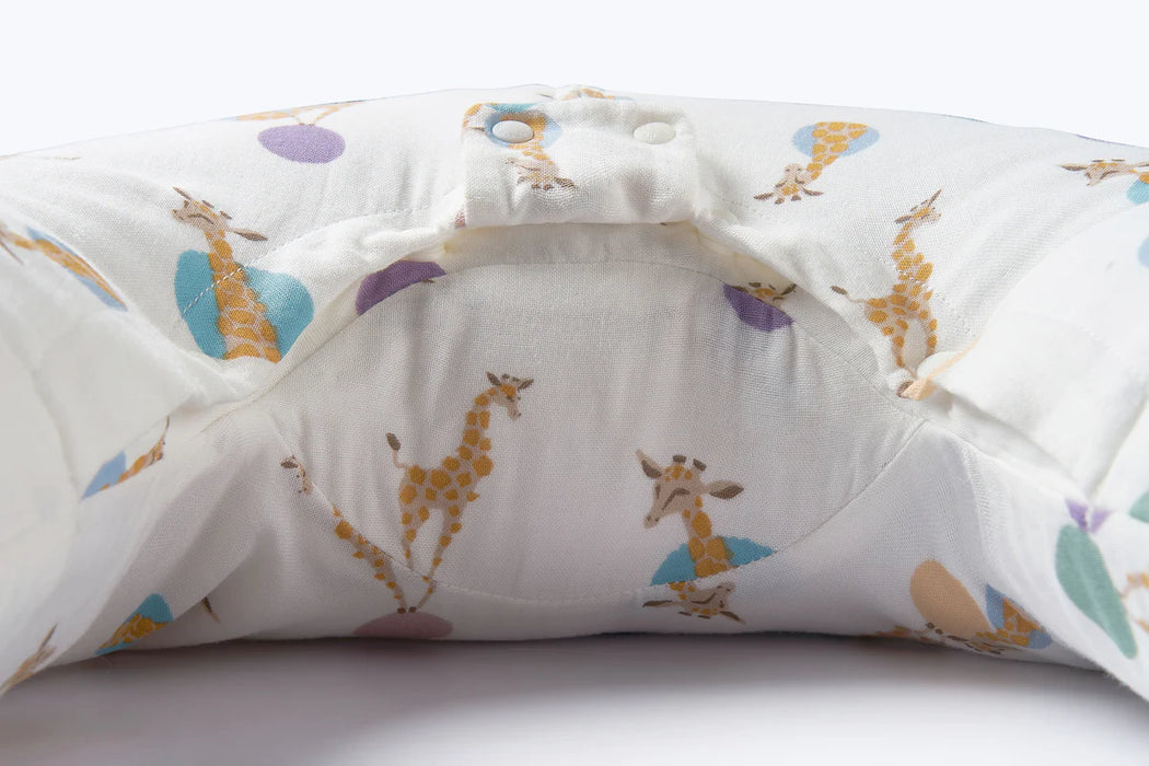 Nest Designs Bamboo Long Sleeve Footed Sleep Bag 1.0T - Giraffe Shapes