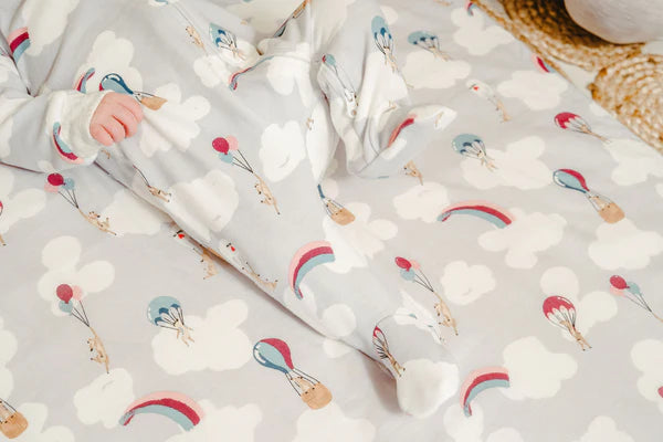 Nest Designs Organic Cotton One-Piece Zip Footed Sleeper - Meerkats Away!