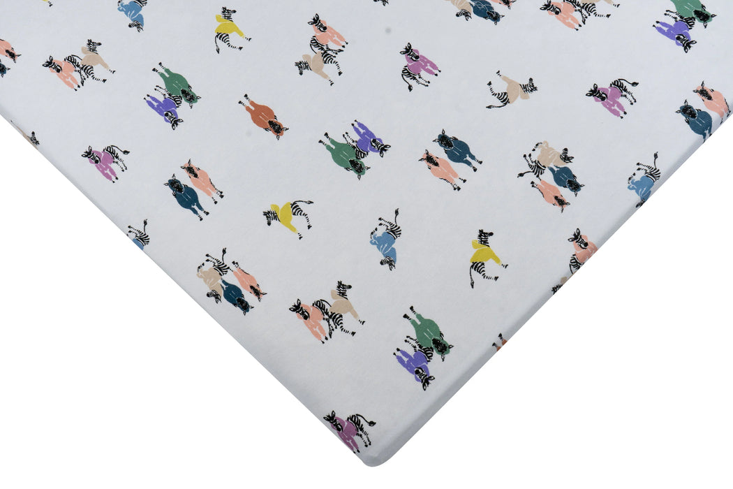 Nest Designs Fitted Cotton Crib Sheet - Hoodie Horsey