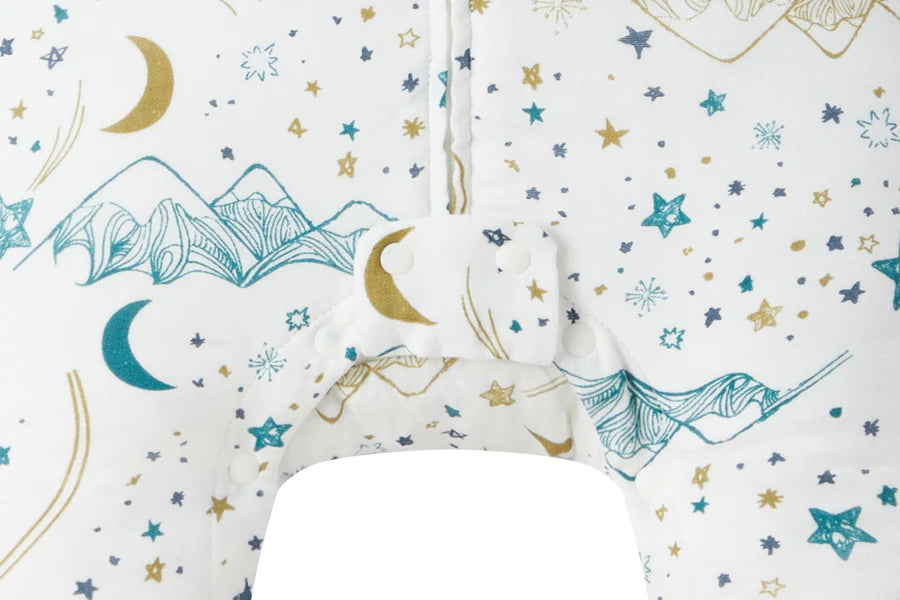 Nest Designs Bamboo Long Sleeve Footed Sleep Bag 1.0T - Stars White