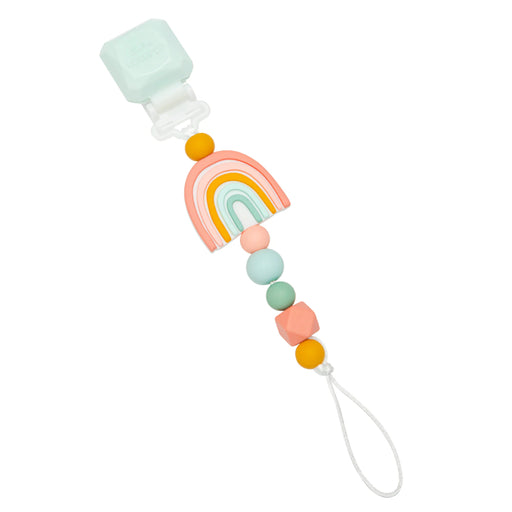 Loulou Lollipop LolliGem Pacifier Clip - Rainbow