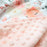 Honey Lemonade Adult Throw Minky Blanket 50x60 inch - Peach Floral