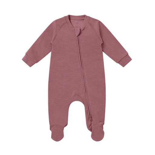 Nest Designs Long Sleeve Footed Sleeper - Pantone Hawthorn Rose