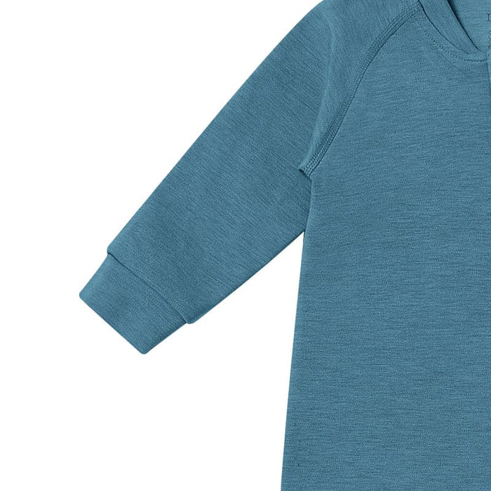 Nest Designs Long Sleeve Footed Sleeper - Pantone Storm Blue