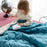 Nest Designs PANTONE Quilted Bamboo Jersey Winter Blanket 3.2T Small - Storm Blue 140cm x 110cm