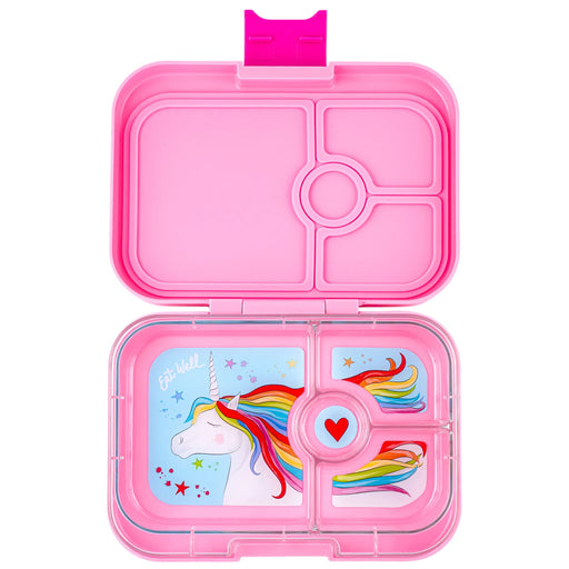 Yumbox Panino4 - Power Pink w/ Unicorn Tray