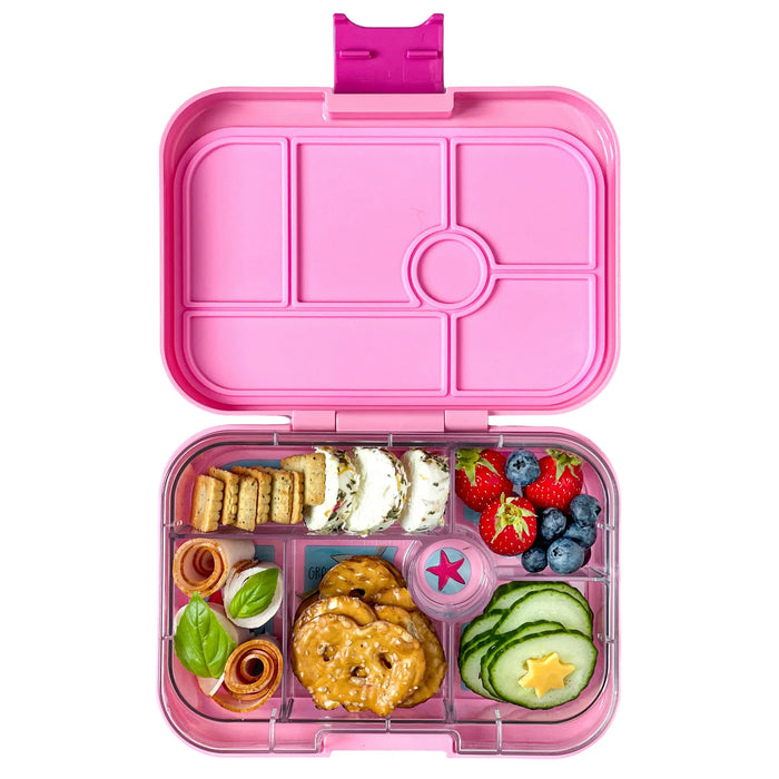 Yumbox Original 6 Compartment - Power Pink w/ Mermaid Tray