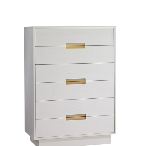 Natart Como 6 Drawer Dresser - White