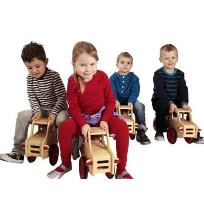 Moover Kindergarten Dump Ride On Truck - Natural Wood — CanaBee Baby