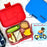 Yumbox Original 6 Compartment - Roar Red w/ Race Cars Tray