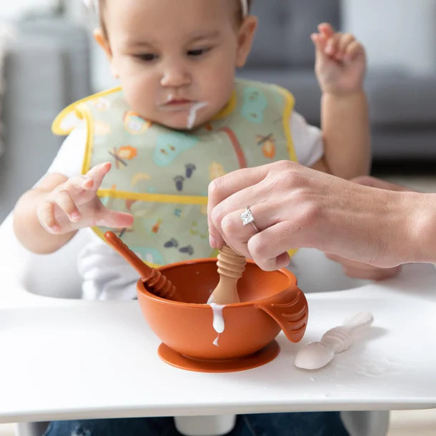 Bumkins Silicone Dipping Spoons 3pk Rocky Road