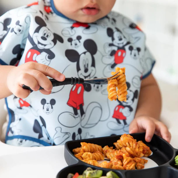 Bumkins Stainless Steel Spoon + Fork Mickey Mouse