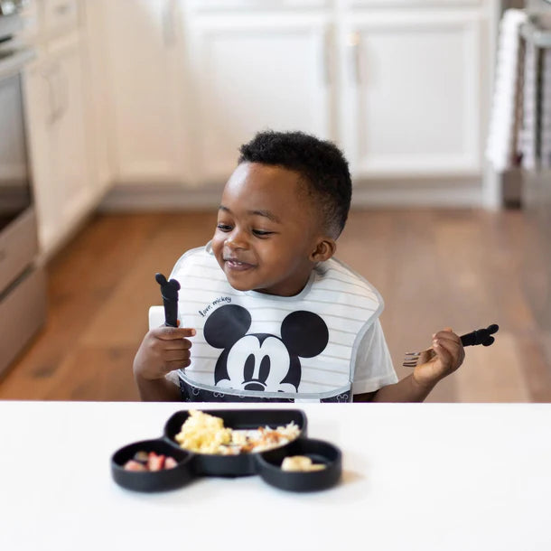 Bumkins Stainless Steel Spoon + Fork Mickey Mouse