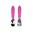 Bumkins Stainless Steel Spoon + Fork Fuchsia