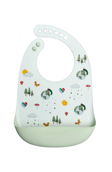 Loulou Lollipop Eric CarleSilicone Bib - World Of Wonder