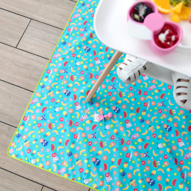 Bumkins Splat Mat - Hello Kitty and Friends