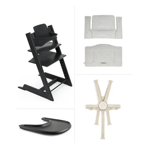 Stokke Tripp Trapp 2 Complete - Black/Nordic Grey