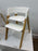 Sto STEPS Chair - White/Natural(Markham Floormodel/IN STORE PICK UP ONLY)