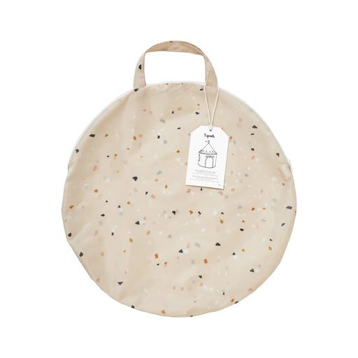 3 Sprouts Recycled Fabric Play Tent - Terrazzo Beige