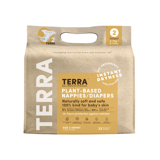 Terra Diaper 22pc - Size 2 4-7kg