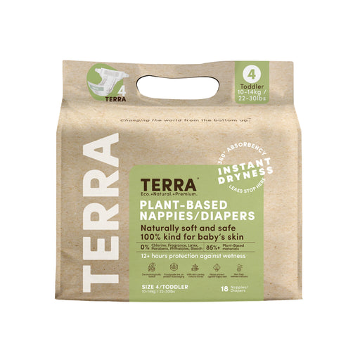 Terra Diaper 18pc - Size 4 10-14kg
