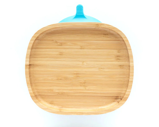 Eco Rascals Toddler No Section Plate - Blue