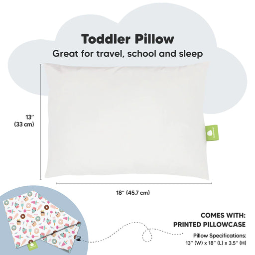 KeaBabies Toddler Pillow - Sweet Tooth