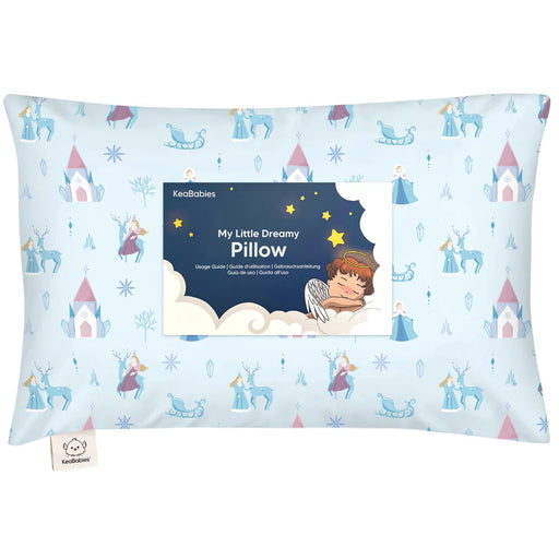 KeaBabies Standard Toddler Pillow - Enchanted Frost