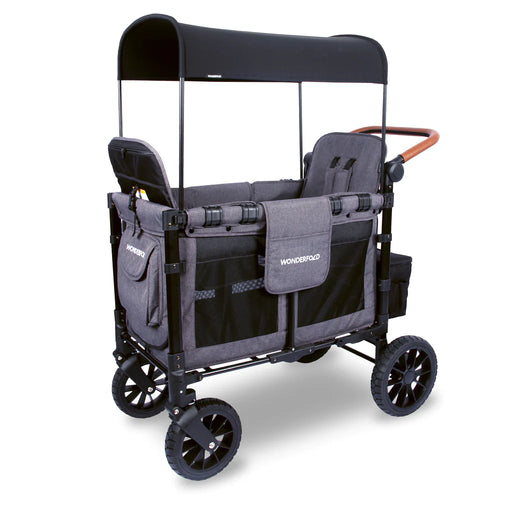 WonderFold W2 Luxe Stroller Wagon - Charcoal Gray