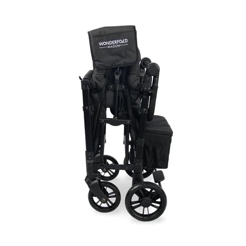 WonderFold W2 Elite Double Stroller Wagon - Volcanic Black