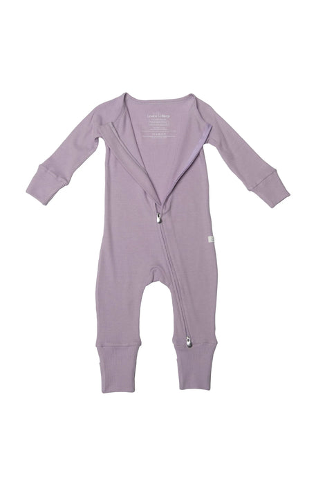 Loulou Lollipop Waffle Sleeper 6-12M - Lavender