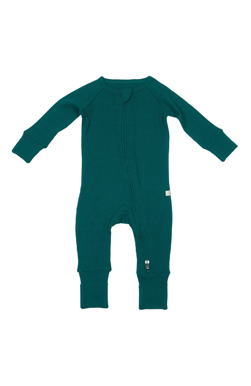 Loulou Lollipop Waffle Sleeper 6-12M - Peacock