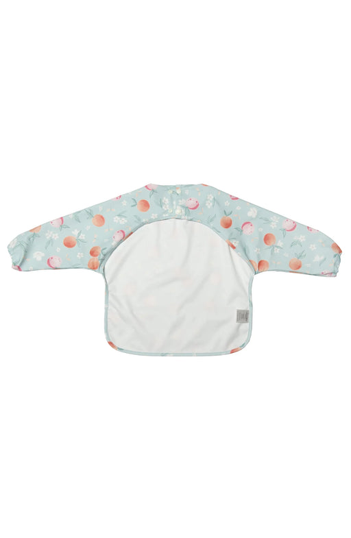 Loulou Lollipop Long Sleeve Waterproof Bib - Peaches